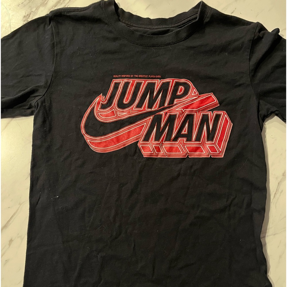 retro nike jump man shirt